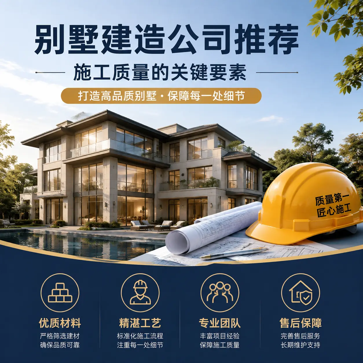 别墅建造公司推荐： 威宁 施工质量的关键要素