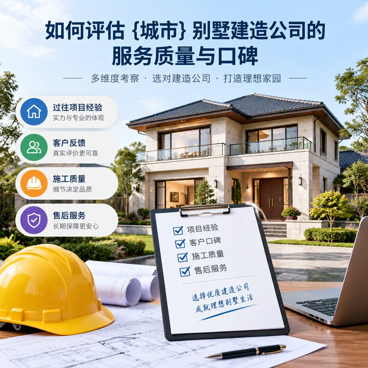 如何评估 威宁 别墅建造公司的服务质量与口碑