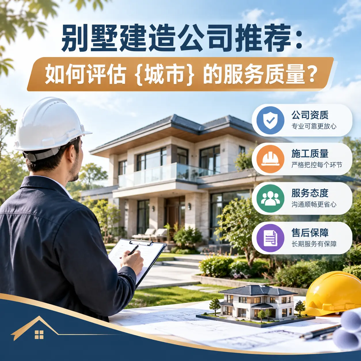别墅建造公司推荐:如何评估 威宁 的服务质量?