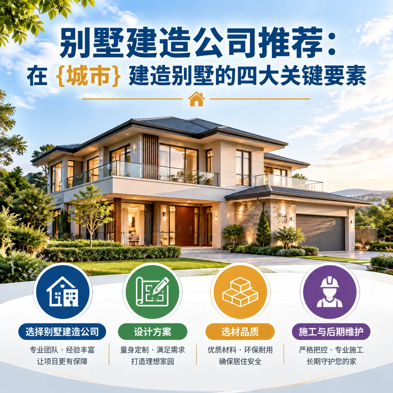 别墅建造公司推荐：在 威宁 建造别墅的四大关键要素