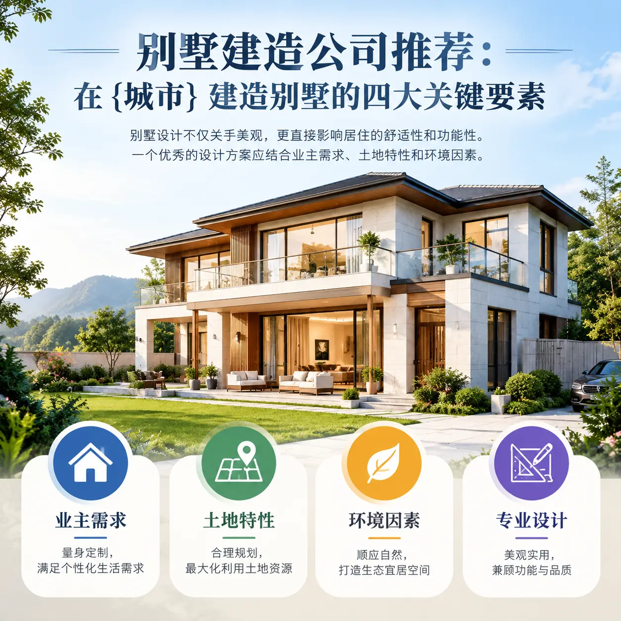 别墅建造公司推荐：在 威宁 建造别墅的四大关键要素