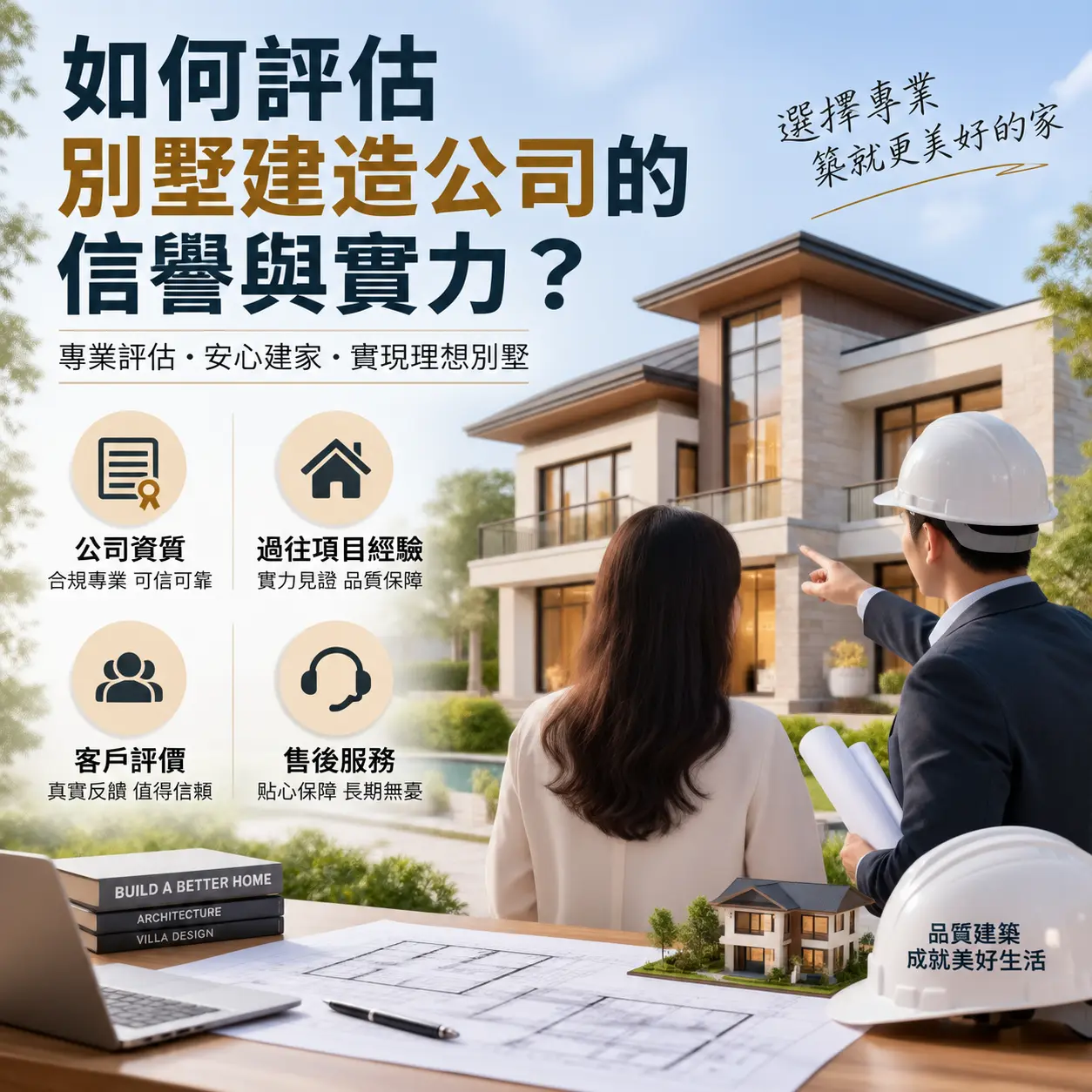 如何评估 威宁 别墅建造公司的信誉与实力?