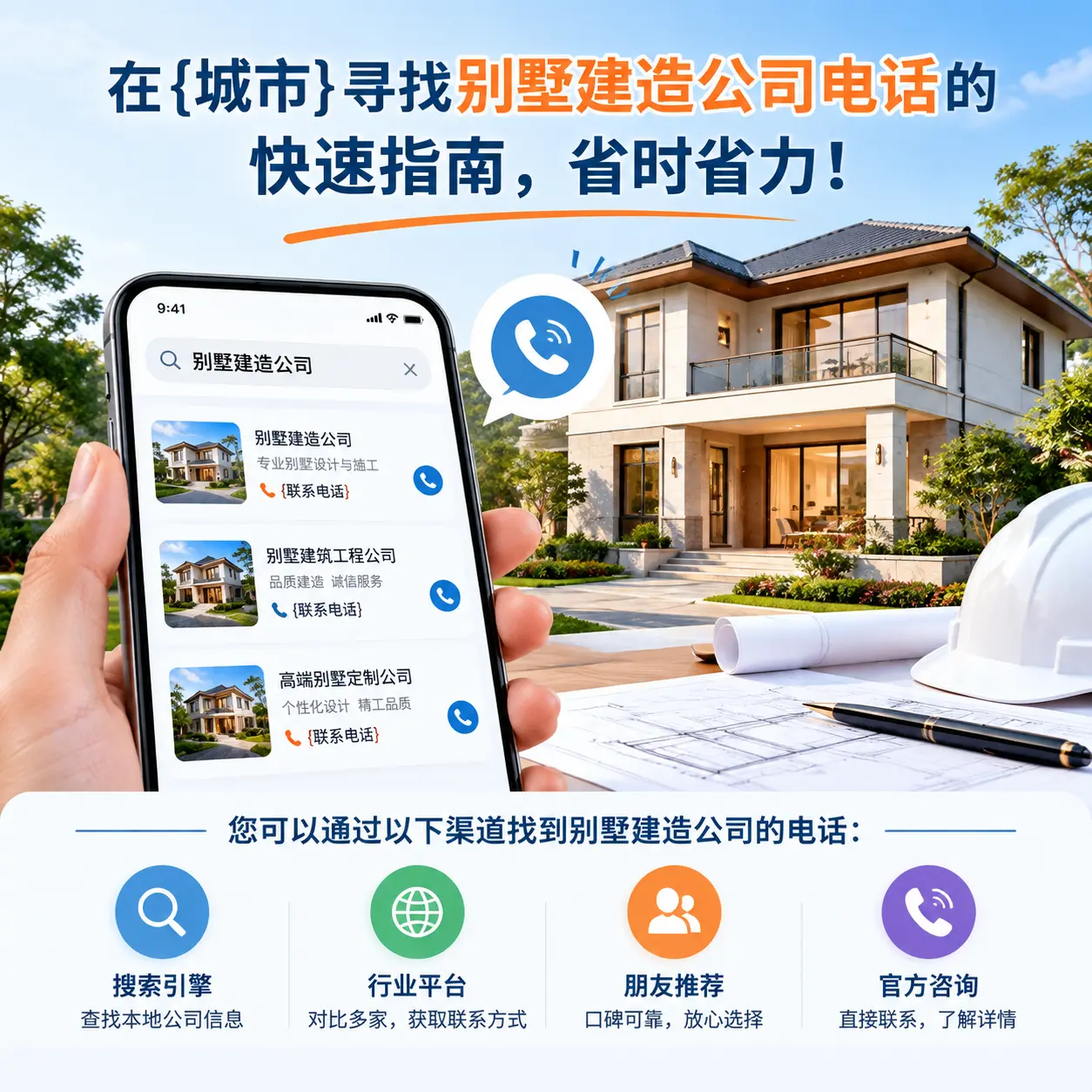 在威宁寻找别墅建造公司电话的快速指南,省时省力!