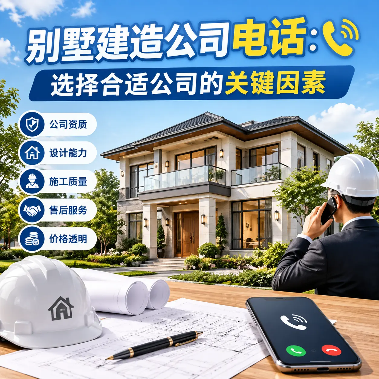 别墅建造公司电话:选择合适公司的关键因素