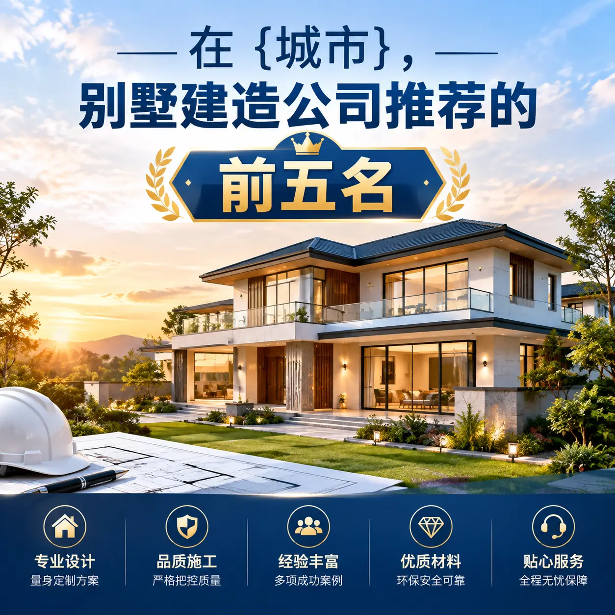 在 威宁，别墅建造公司推荐的前五名