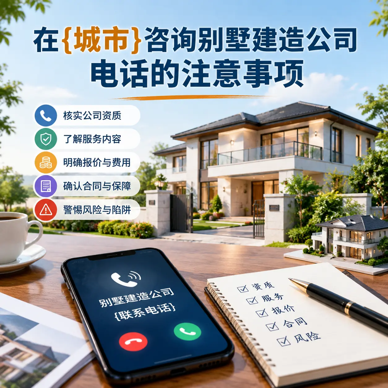 在威宁咨询别墅建造公司电话的注意事项