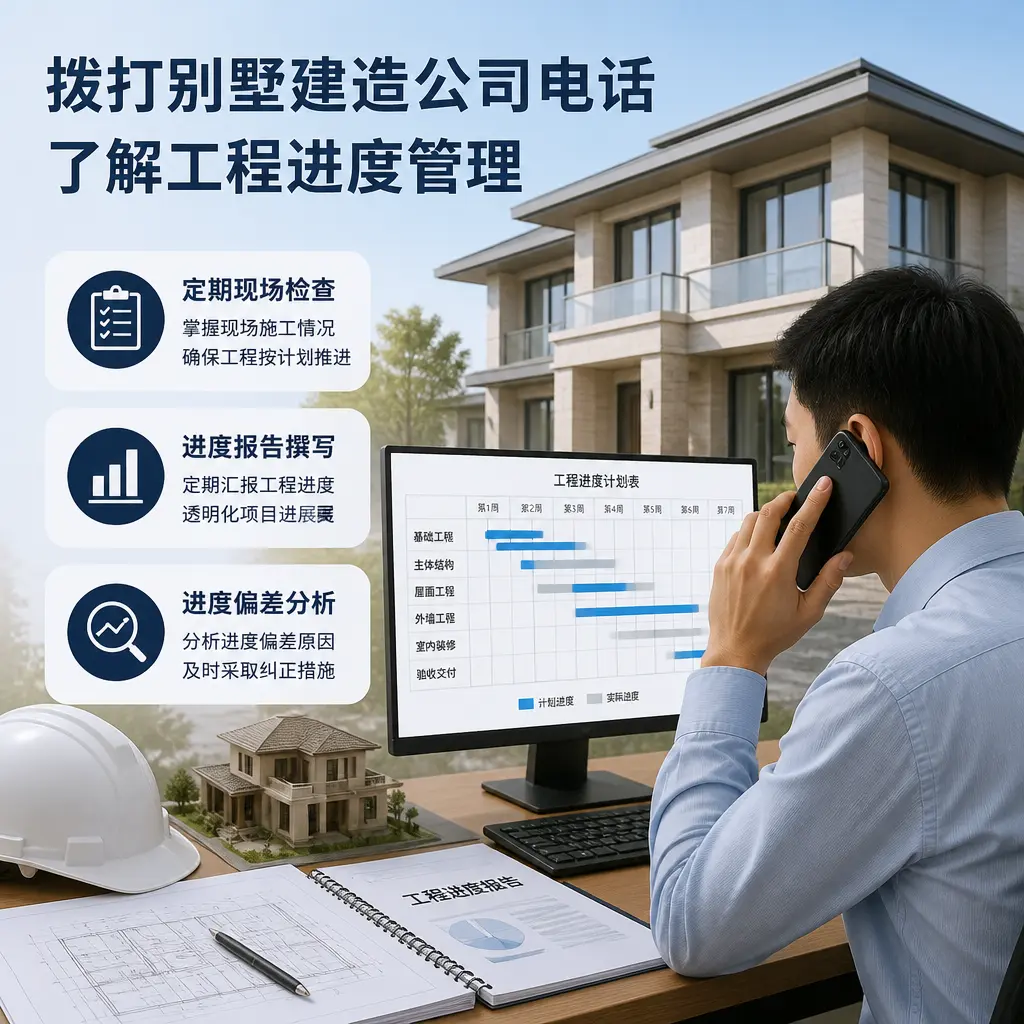 拨打威宁别墅建造公司电话,了解工程进度管理